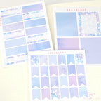 Color Palette Deco Stickers for Journals & Planners: Hydrangea