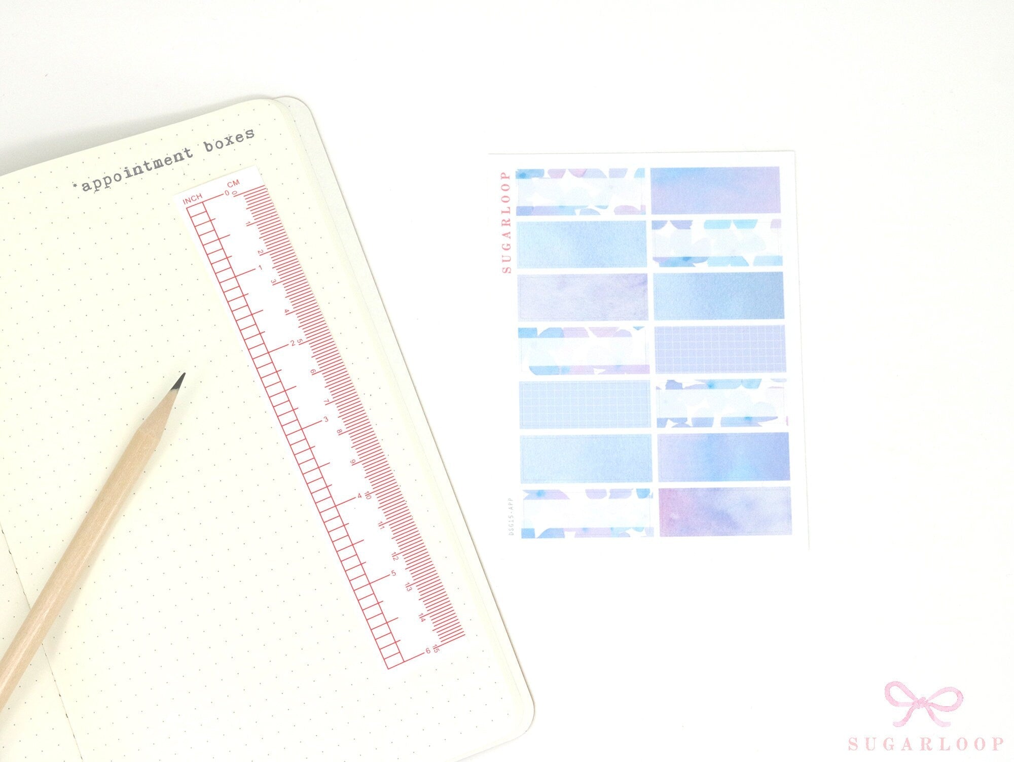 Color Palette Deco Stickers for Journals & Planners: Hydrangea
