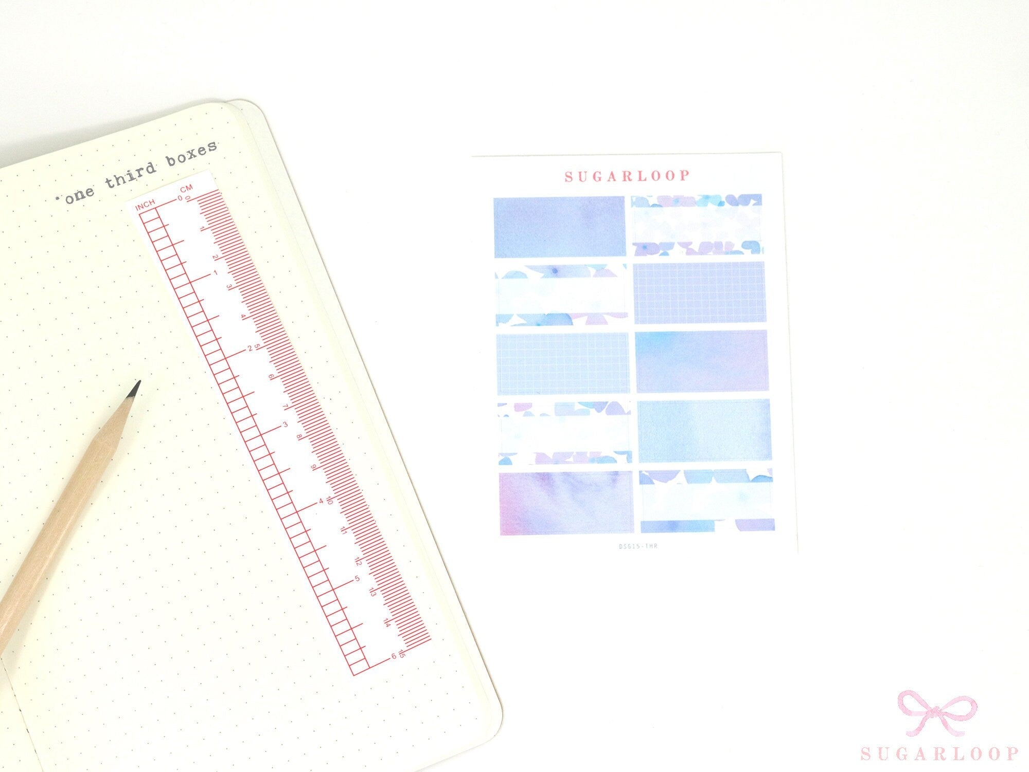 Color Palette Deco Stickers for Journals & Planners: Hydrangea