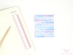 Color Palette Deco Stickers for Journals & Planners: Hydrangea