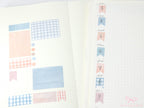 Gingham Planner Stickers – Dots  Headers  Boxes  Strips & Deco for Journals  Diaries and Calendars