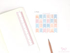 Gingham Planner Stickers – Dots  Headers  Boxes  Strips & Deco for Journals  Diaries and Calendars