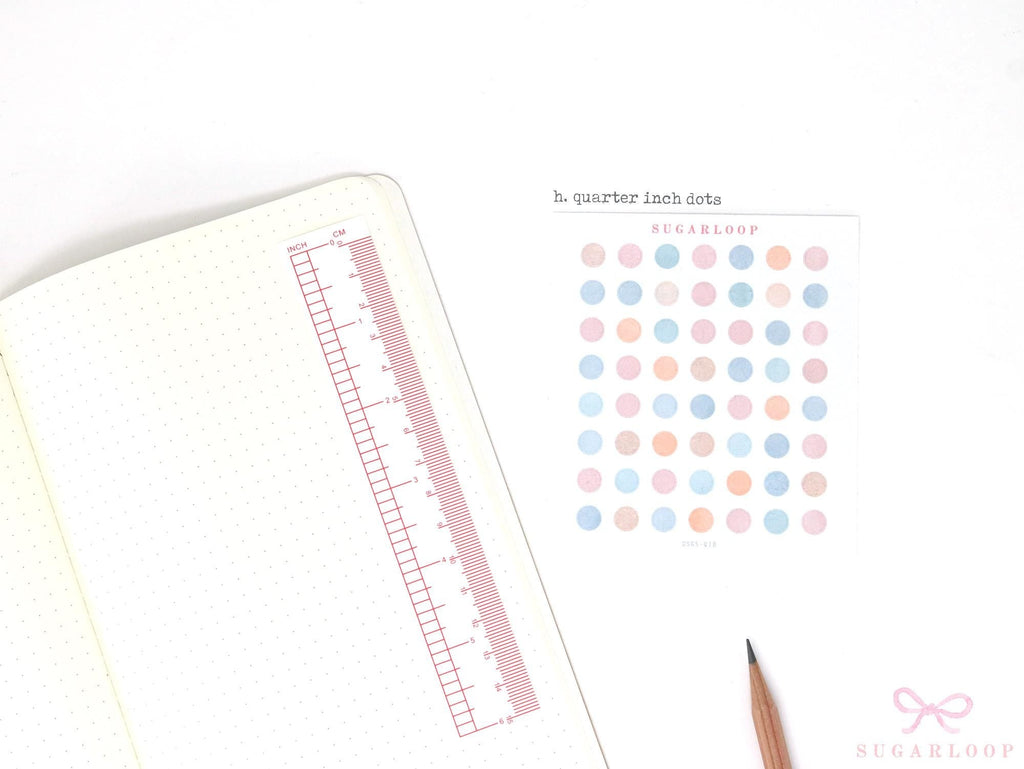 Gingham Planner Stickers – Dots  Headers  Boxes  Strips & Deco for Journals  Diaries and Calendars