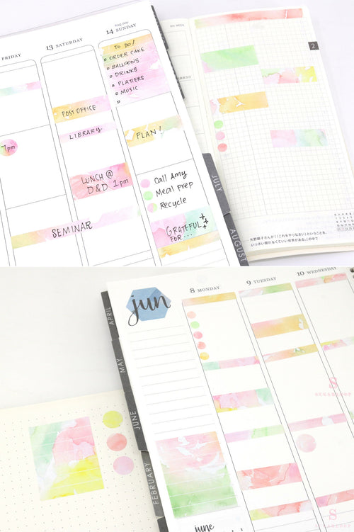 Color Palette Deco Stickers for Journals & Planners: Orchard