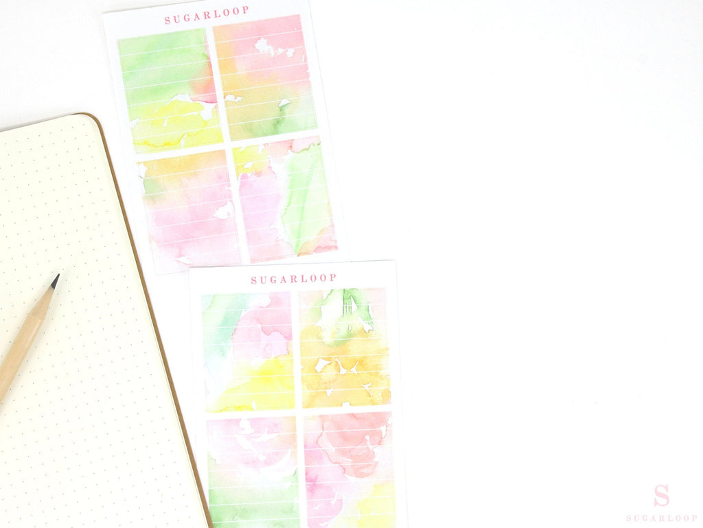 Color Palette Deco Stickers for Journals & Planners: Orchard