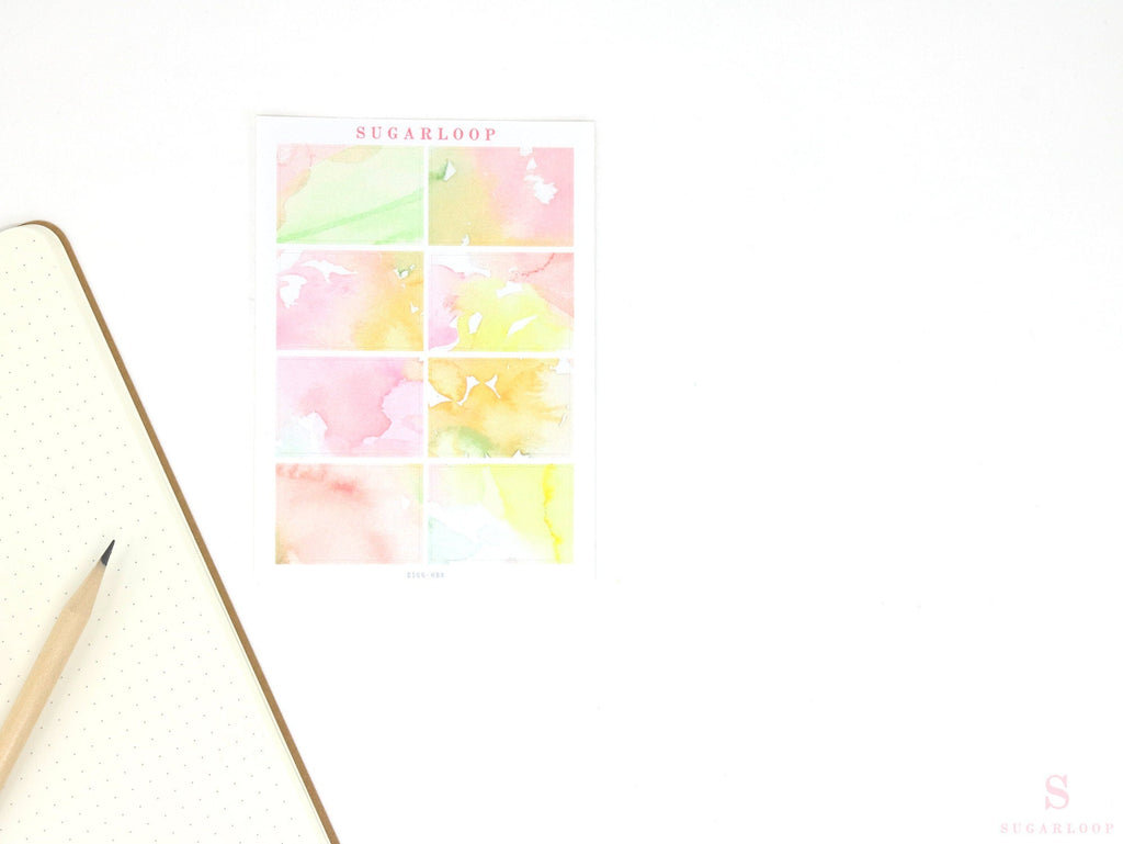 Color Palette Deco Stickers for Journals & Planners: Orchard