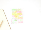 Color Palette Deco Stickers for Journals & Planners: Orchard