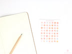 Color Palette Deco Stickers for Journals & Planners: Sugarberry