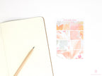 Color Palette Deco Stickers for Journals & Planners: Sugarberry