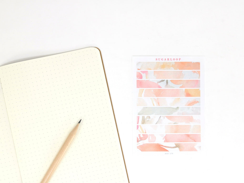 Color Palette Deco Stickers for Journals & Planners: Sugarberry