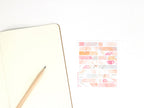 Color Palette Deco Stickers for Journals & Planners: Sugarberry