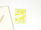 Color Palette Deco Stickers for Journals & Planners: Yellow