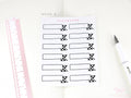 Checkered Flag Formula Racing Banner Flag Bujo Planner Stickers