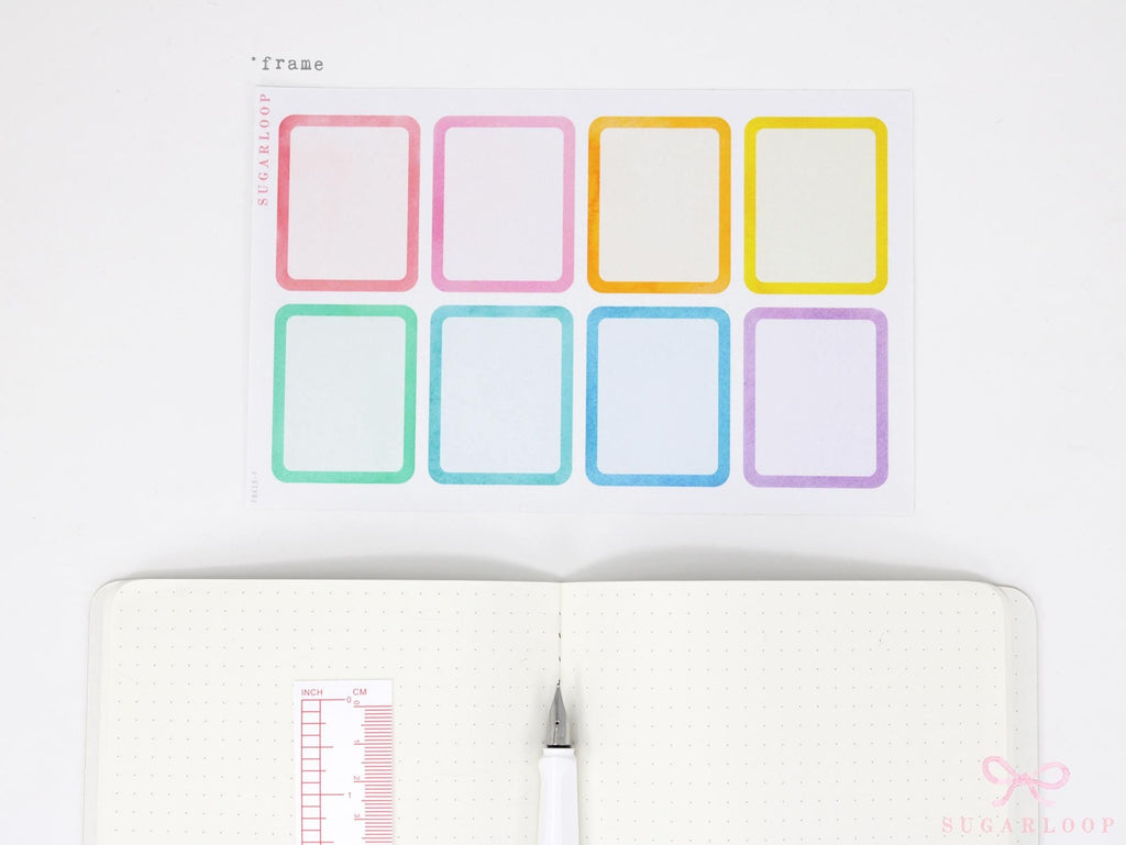 Checklist Full Box Planner & Journal Stickers