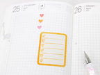 Checklist Full Box Planner & Journal Stickers