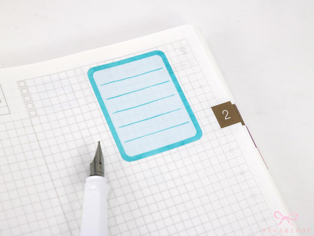 Checklist Full Box Planner & Journal Stickers