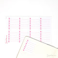 Full Box Checklist Planner Stickers: Watercolor Hearts