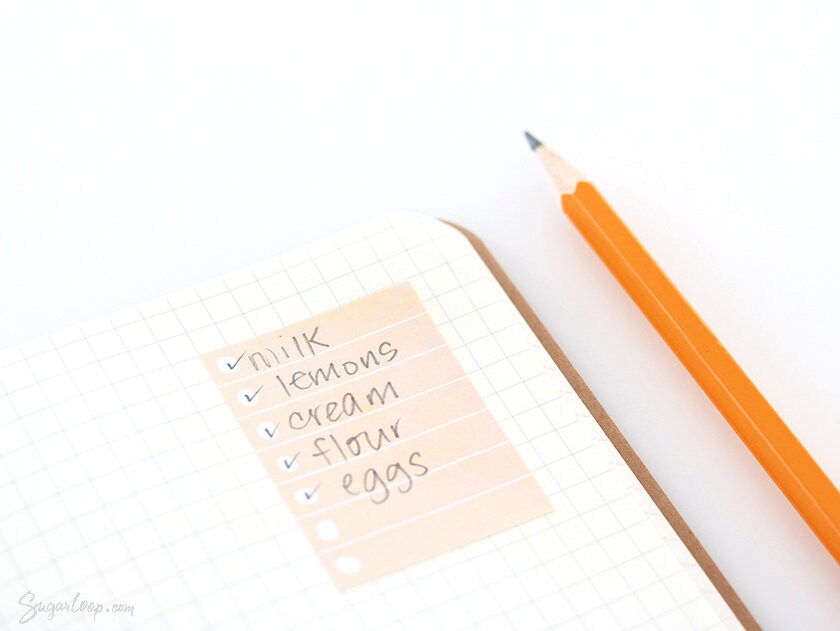 Full Box Checklist Bujo Planner Stickers: Watercolor
