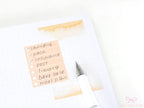Full Box Checklist Bujo Planner Stickers: Watercolor