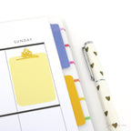 Full Box Clipboard Style Bujo Planner Stickers: Lined Checklist Blank