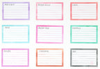 Wide Full Box LIned Bujo Planner Stickers: 3in (76 mm) Wide