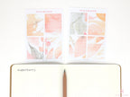 Full Boxes Lined Checklist Bujo Planner Stickers: Various Colors