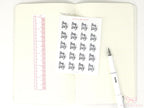 Pay Day Script Bujo Planner Stickers: Neutral