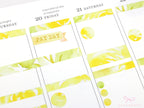 Watercolor Pastel Pay Day Banner Bujo Journal Planner Stickers