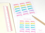 Watercolor Pastel Pay Day Banner Bujo Journal Planner Stickers