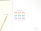 Watercolor Pastel Pay Day Banner Bujo Journal Planner Stickers