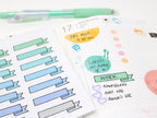 Banner Flag Bujo Planner Stickers: 1.5in (38 mm)