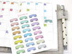 Banner Flag Bujo Planner Stickers: in (20 mm) Wide