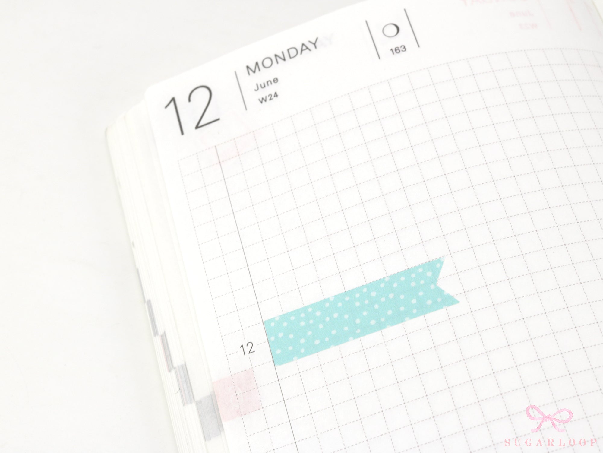 Pastel Polka Dot Planner and Journal Stickers: Banner Flag Labels, Journaling, Vertical Planning Stickers
