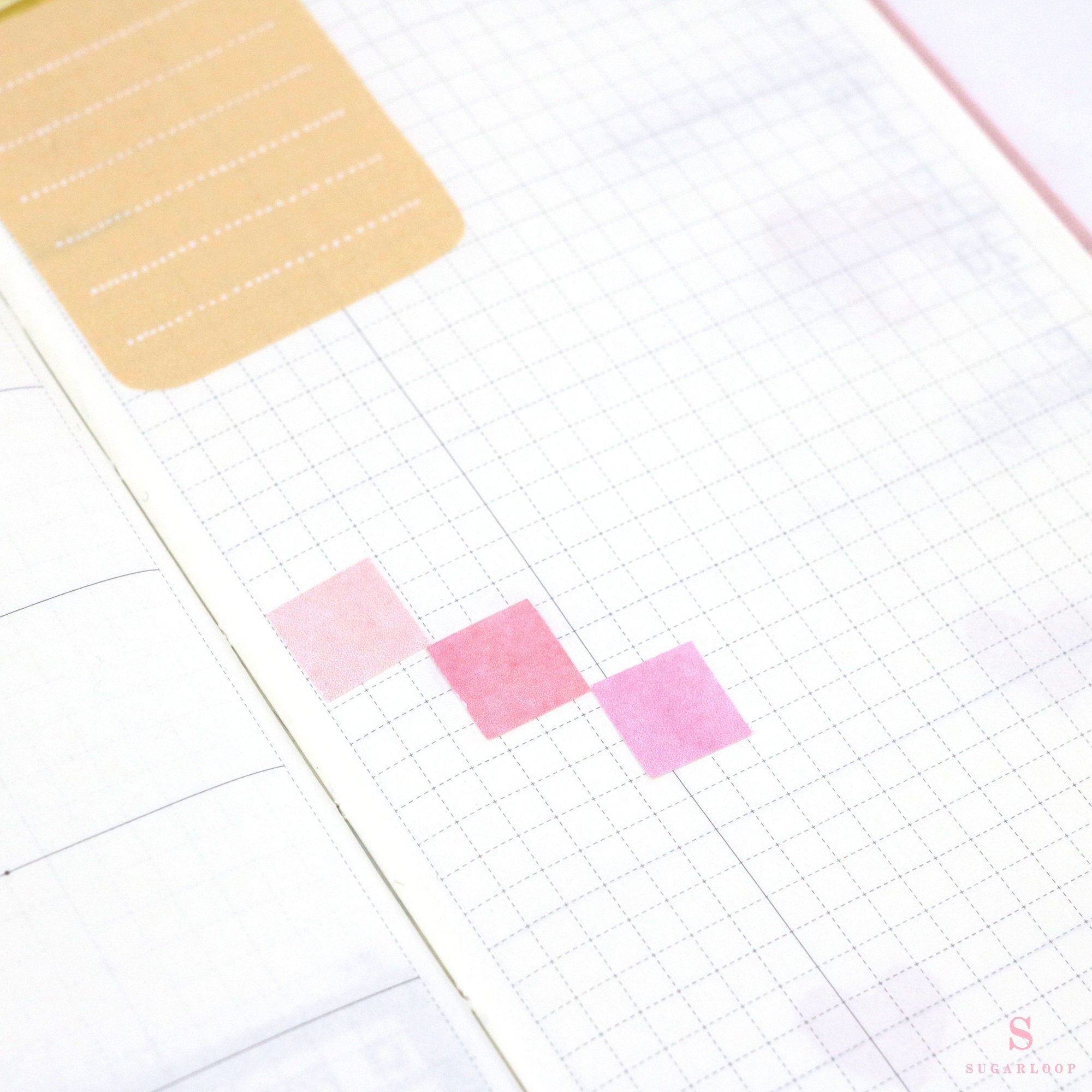 Hexagon Dot Square Bujo Planner Stickers: 1/2 inch (12 mm)
