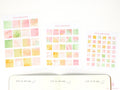 Multicolor Bujo Planner Stickers – Dots, Hexagons, Squares