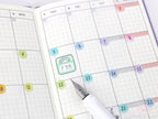 Weigh In Scale Icon Stickers for Planners & Journals