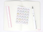 Weigh In Scale Icon Stickers for Planners & Journals