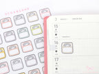 Weigh In Scale Icon Stickers for Planners & Journals