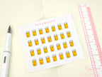 Cute Kawaii Pill Bottle Medicine Bujo Planner Stickers: Prescription Pharmacy Reminder Doctor Meds Tablets Refill Health