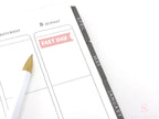 Fast Day Intermittent Fasting Brush Script Hand Lettered Banner Flag Stickers for Planners and Journals