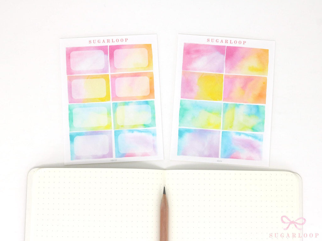 Half Box Appointment Label Stickers For Journals and Planners: 1.5in (38 mm) wide