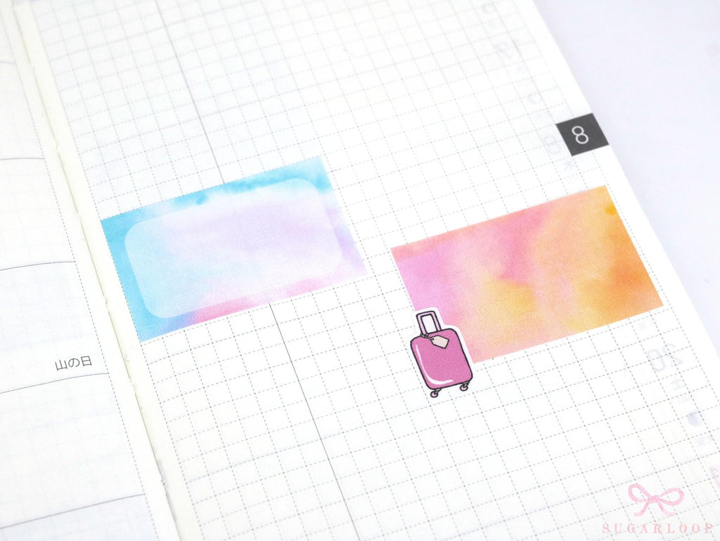 Half Box Appointment Label Stickers For Journals and Planners: 1.5in (38 mm) wide