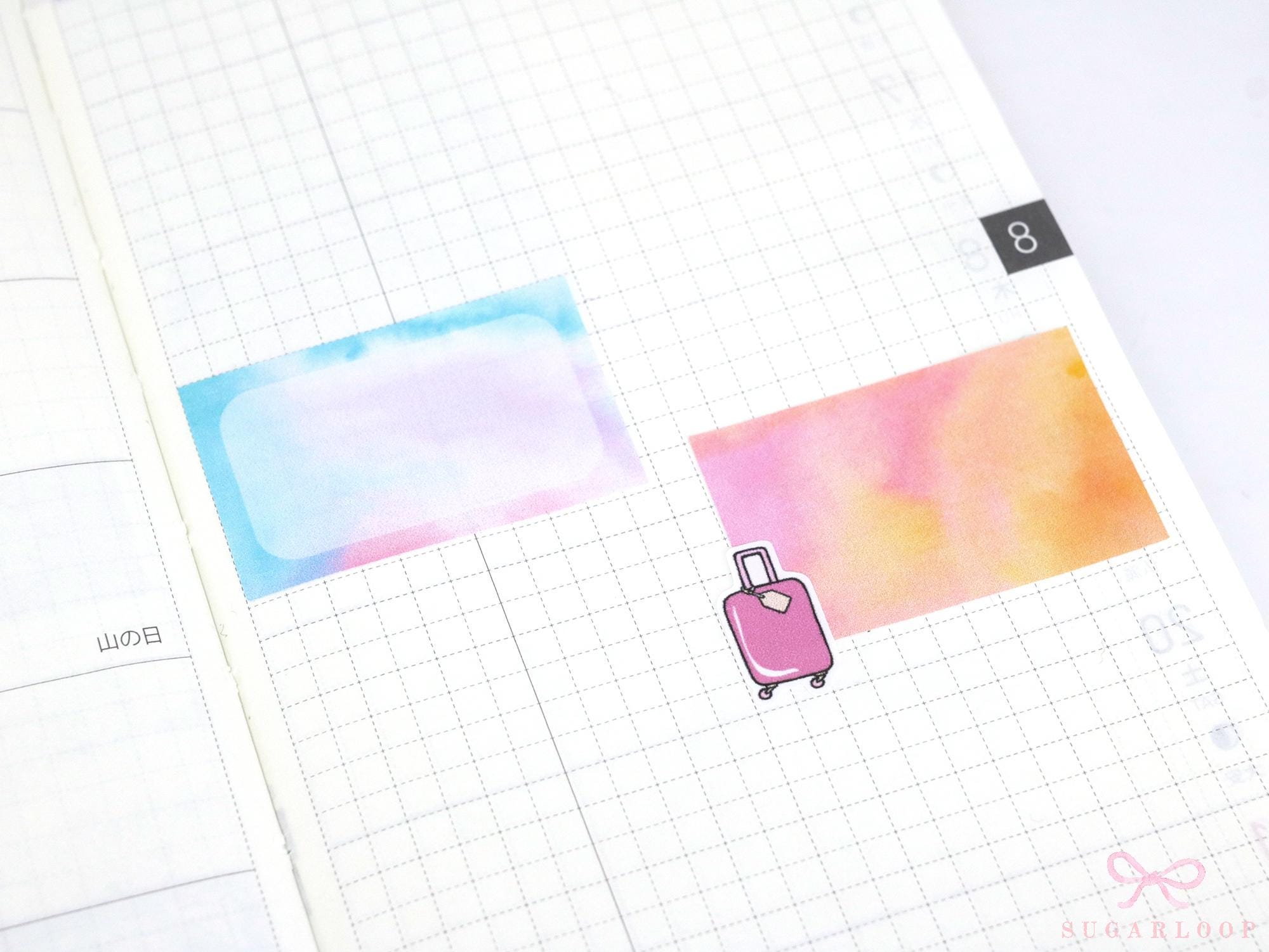 Half Box Appointment Label Stickers For Journals and Planners: 1.5in (38 mm) wide
