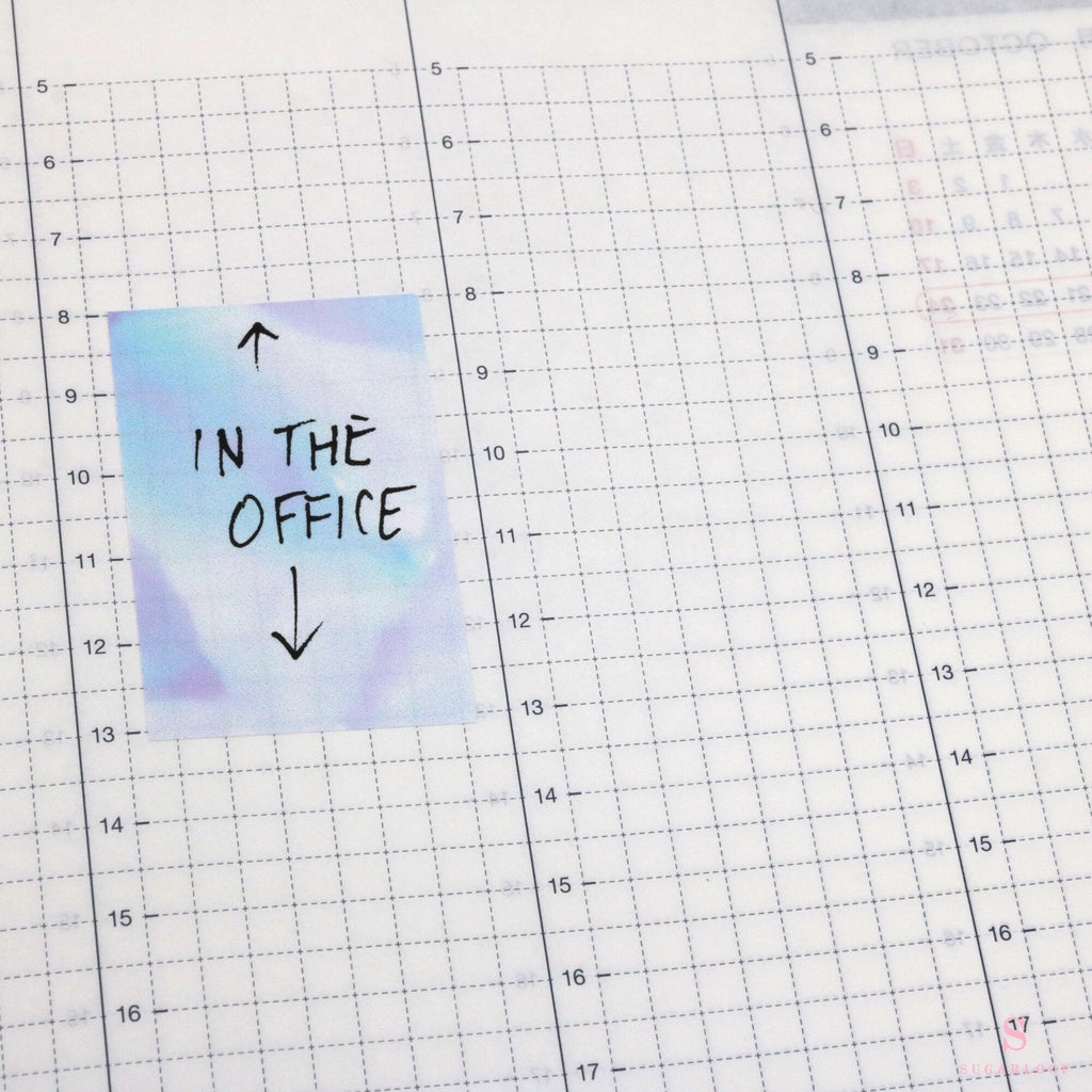 Half Box Appointment Labels Bujo Planner Stickers: 1.5 in (38 mm) wide & 1  in (25 mm) tall