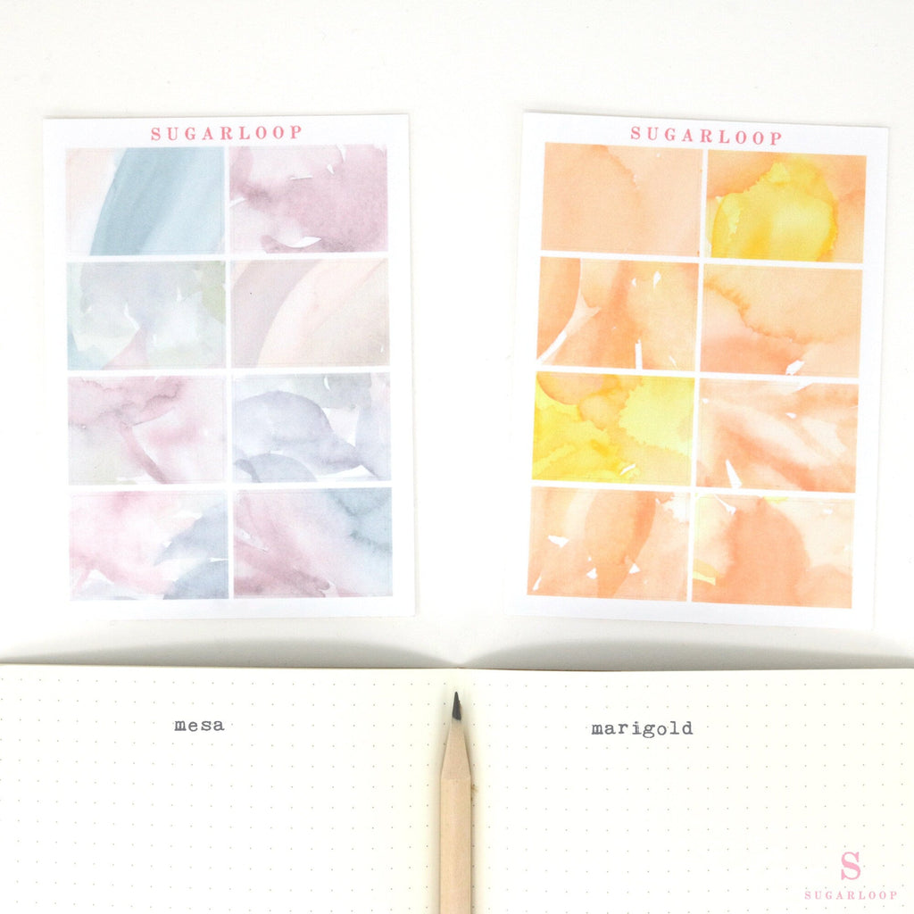 Half Box Appointment Labels Bujo Planner Stickers: 1.5 in (38 mm) wide & 1  in (25 mm) tall