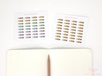 Cute Kawaii Doodle Pencil Planner Bujo and Journal Stickers