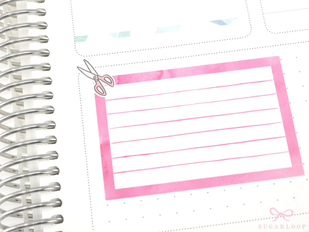 Cute Scissors Haircut Salon Beauty Appointment Reminders Bujo Journal Planner Stickers