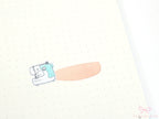Cute Hand Drawn Sewing Machine Bujo Planner Stickers: Rainbow or Neutral