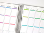 Header Title List Label Bujo Planner Stickers: 0.25in (6 mm) Tall Pastel Rainbow, Planner Essentials