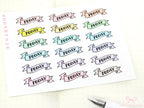 Today Banner Stickers for Planners & Bujo Journals: Pastel, Planner Essentials